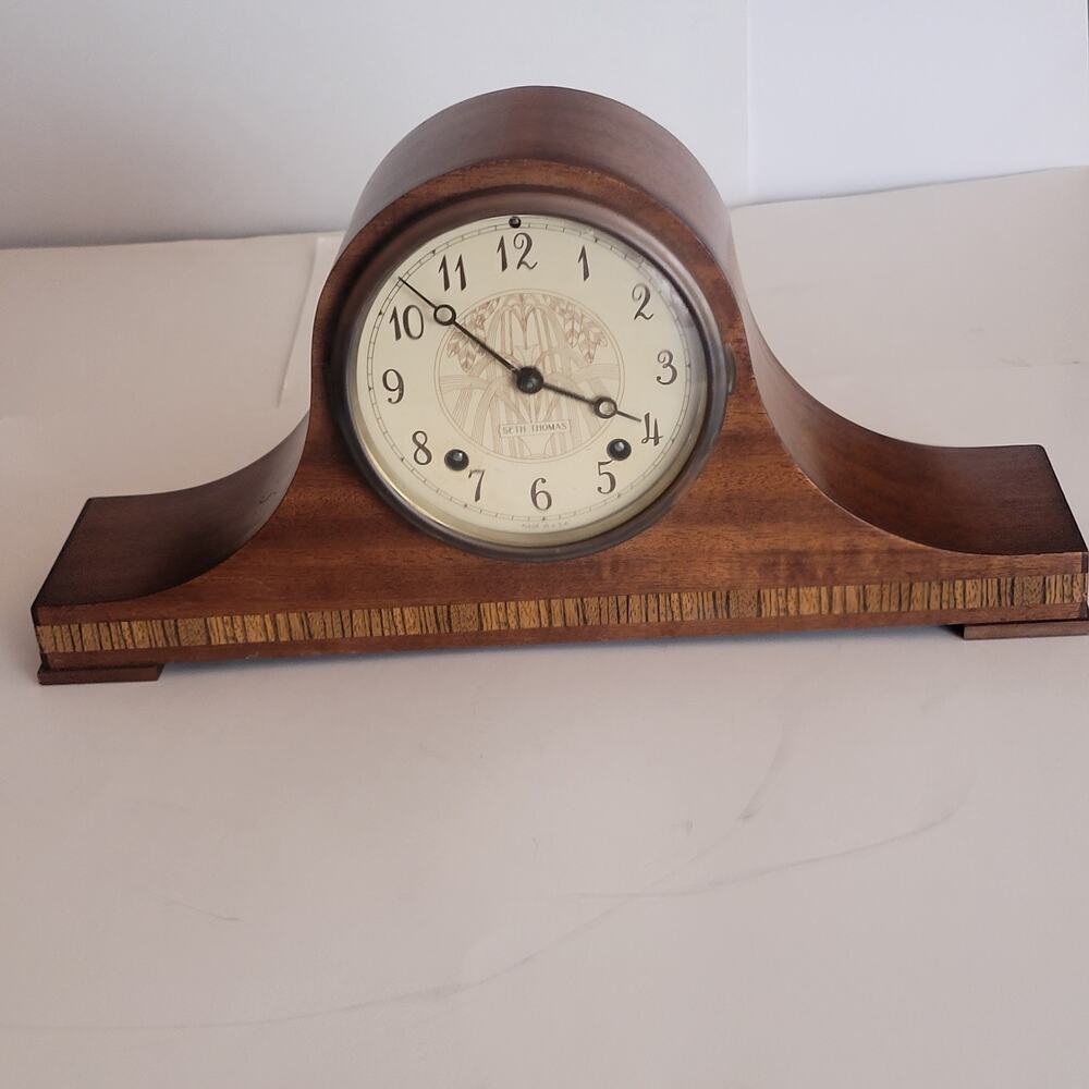 Antique Vintage Seth Thomas Lynton 1w Mantle Clock Model E511-003